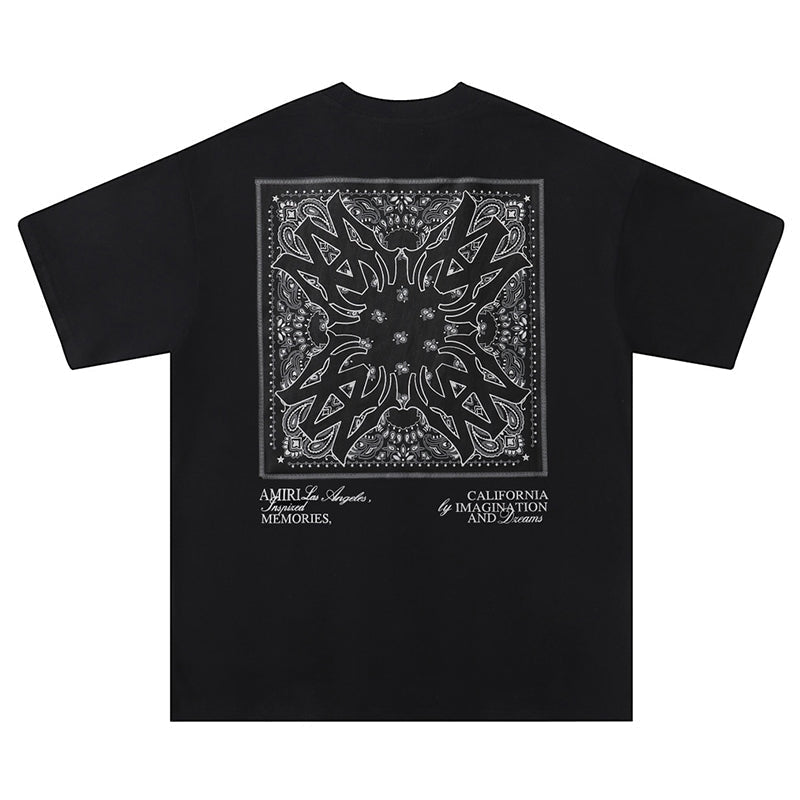 AMRI Printed Cotton Crewneck T-Shirt