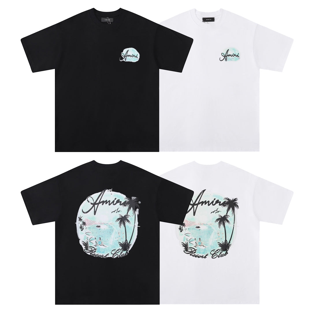 AMRI Paradise Airbrush Cotton T-Shirt