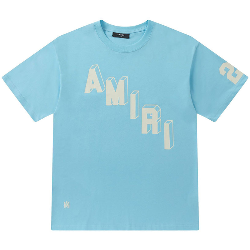 AMRI Logo Printed Crewneck T-Shirt