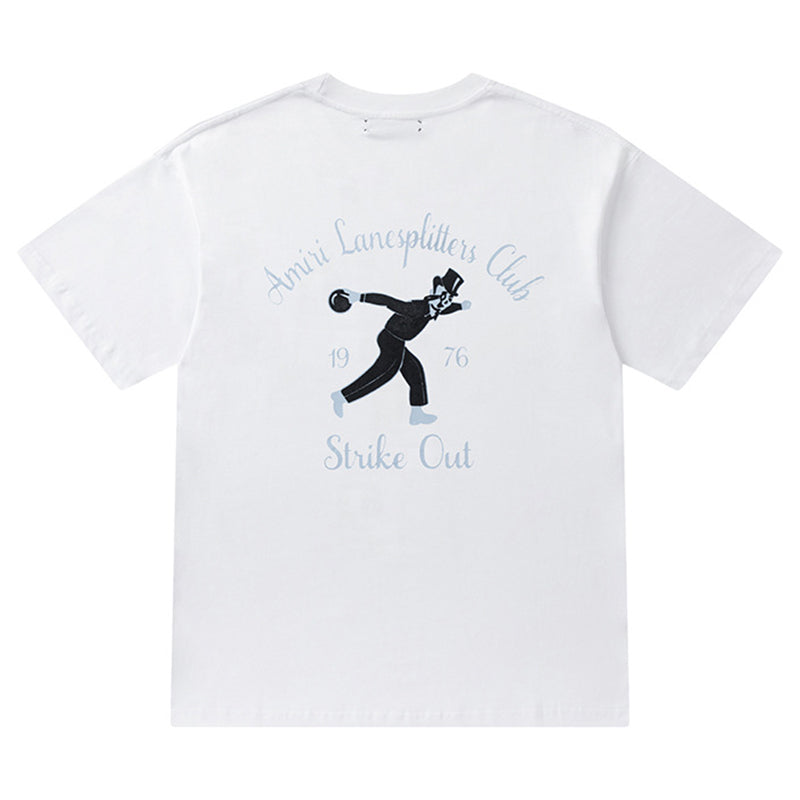 AMRI Lanesplitters logo-print cotton T-Shirt