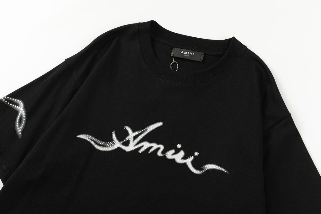 AMRI Smoke Embellished Crewneck T-Shirt