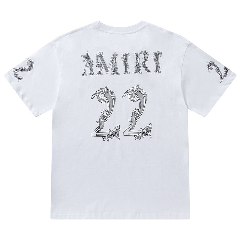 AMRI 22 Logo-Printed Crewneck T-Shirt