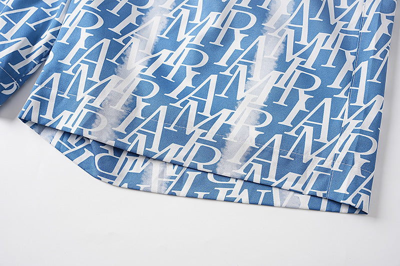 AMRI Allover Logo Printed Shirt