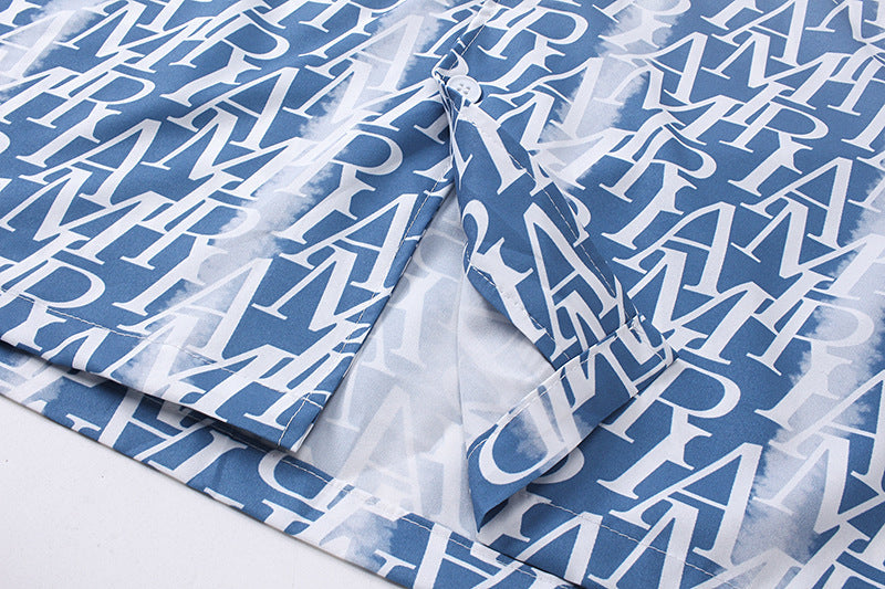 AMRI Allover Logo Printed Shirt