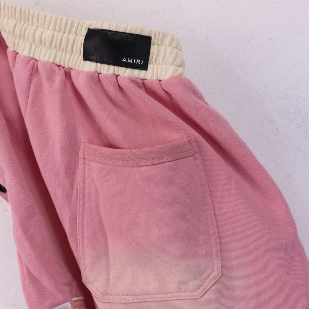 AMRI Straight-Leg Logo-Appliquéd Cotton-Jersey Shorts