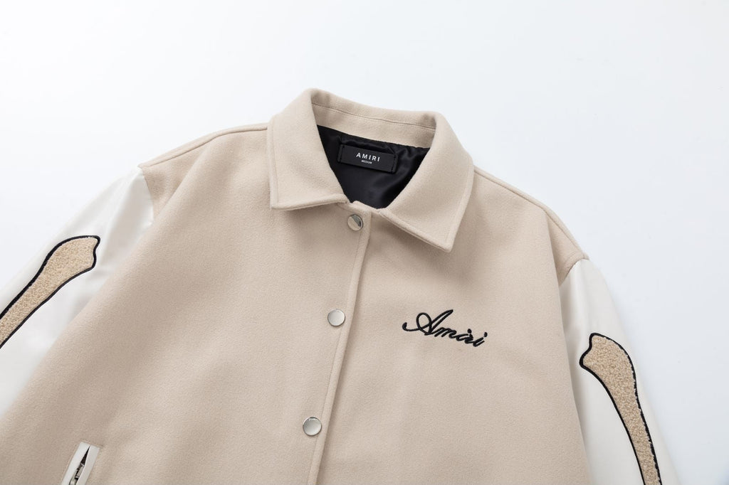 AMRl Bones Varsity Jacket