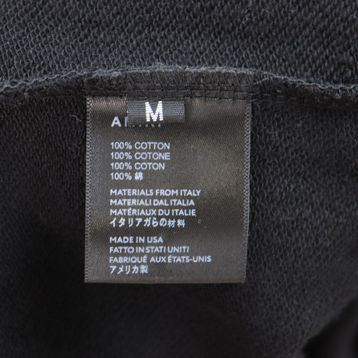 AMRl logo-applique cotton Hoodies