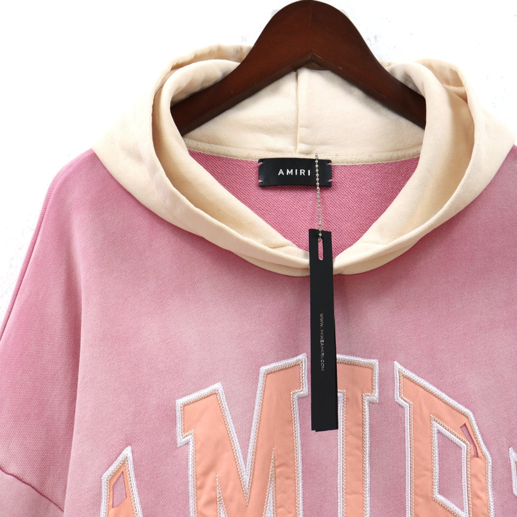 AMRI Logo-Appliqued Colour-Block Cotton-Jersey Hoodies