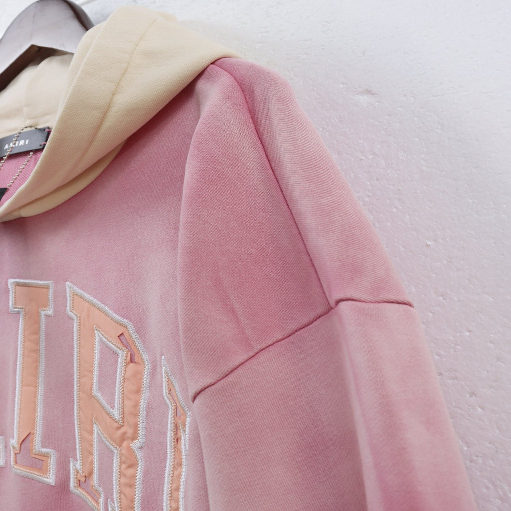 AMRI Logo-Appliqued Colour-Block Cotton-Jersey Hoodies