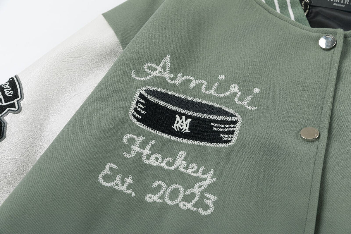 AMRl appliqué-logo Varsity Jackets