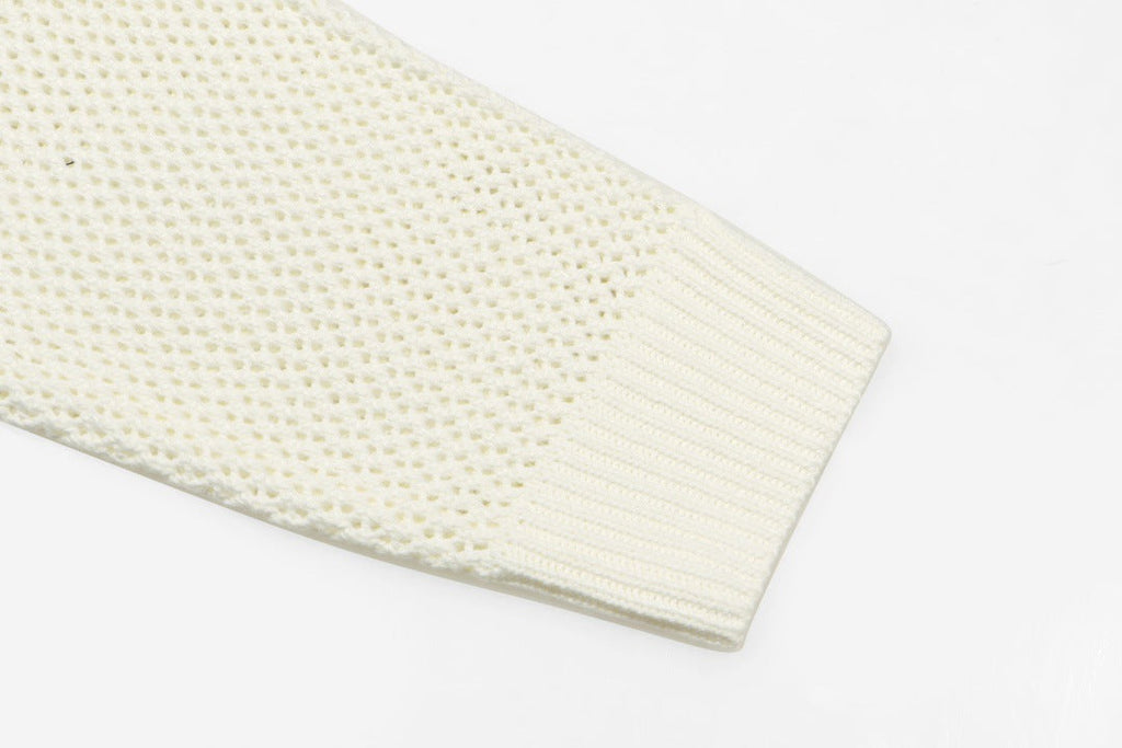 AMRI 22 Crew Open Stitch Sweaters