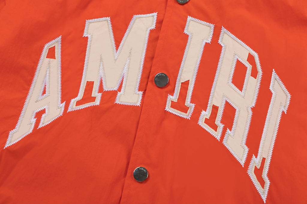 AMRI Logo-Appliquéd Padded Shell Bomber Jacket