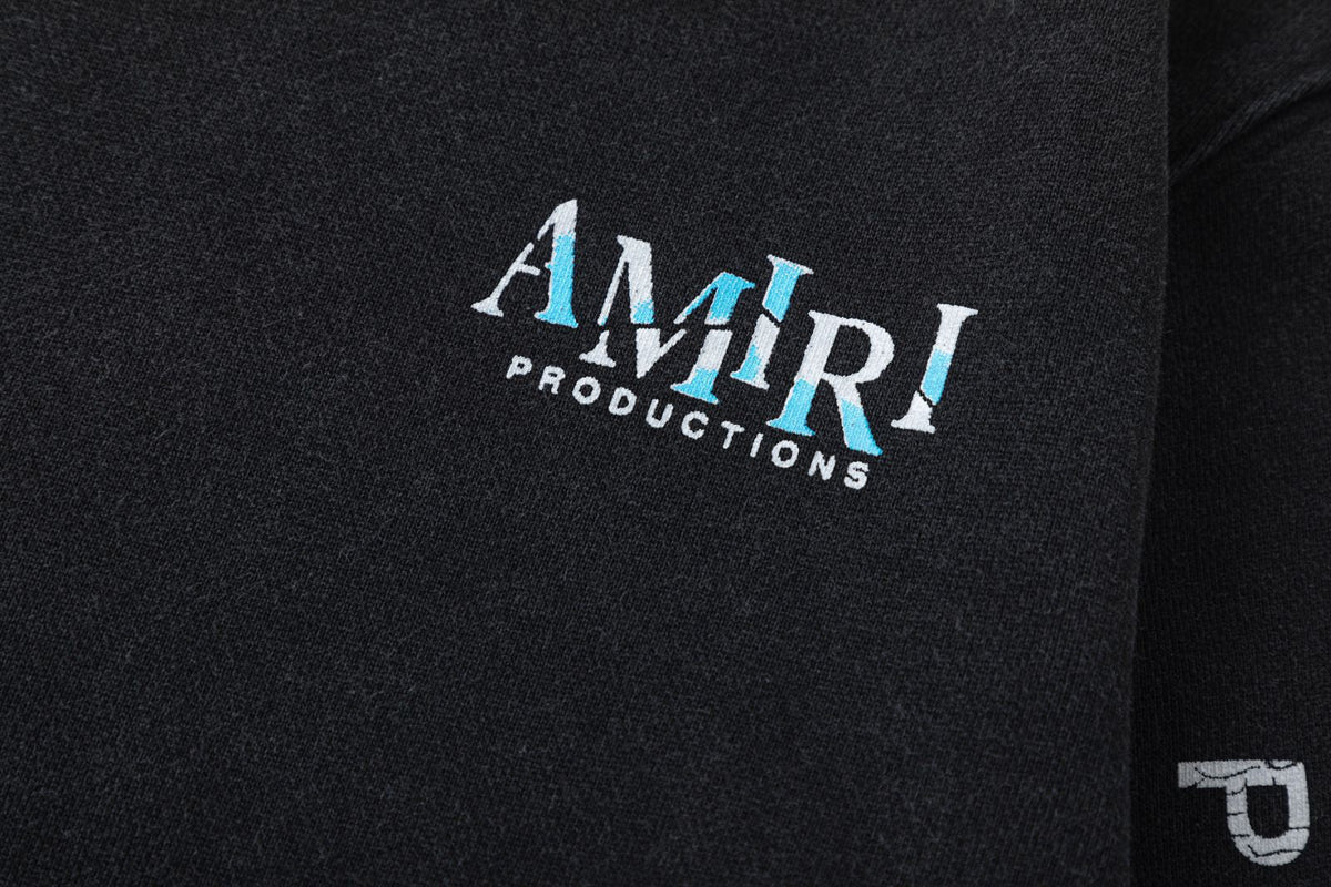 AMRI Theater Masks Print Cotton Hoodie
