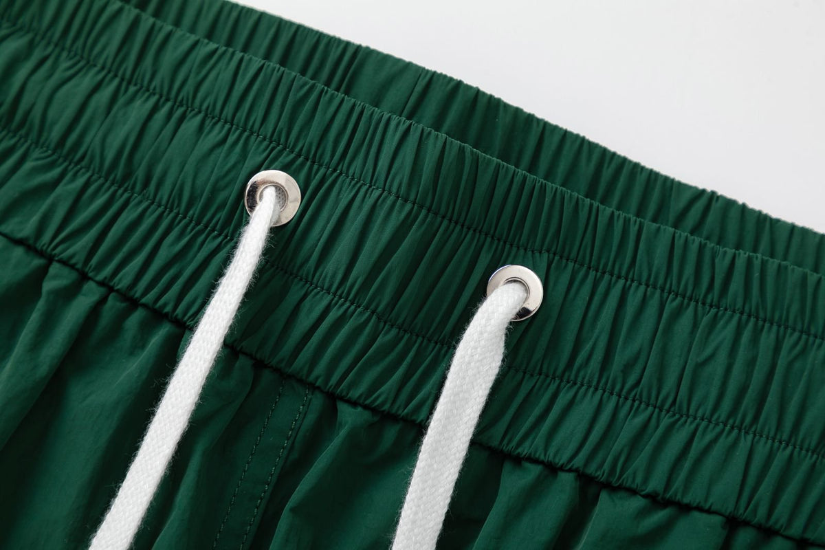 AMRI Straight-Leg Mid-Length Logo-Print Swim Shorts