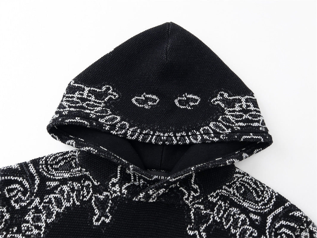 AMRI Black Bandana B-Ball Hoodie