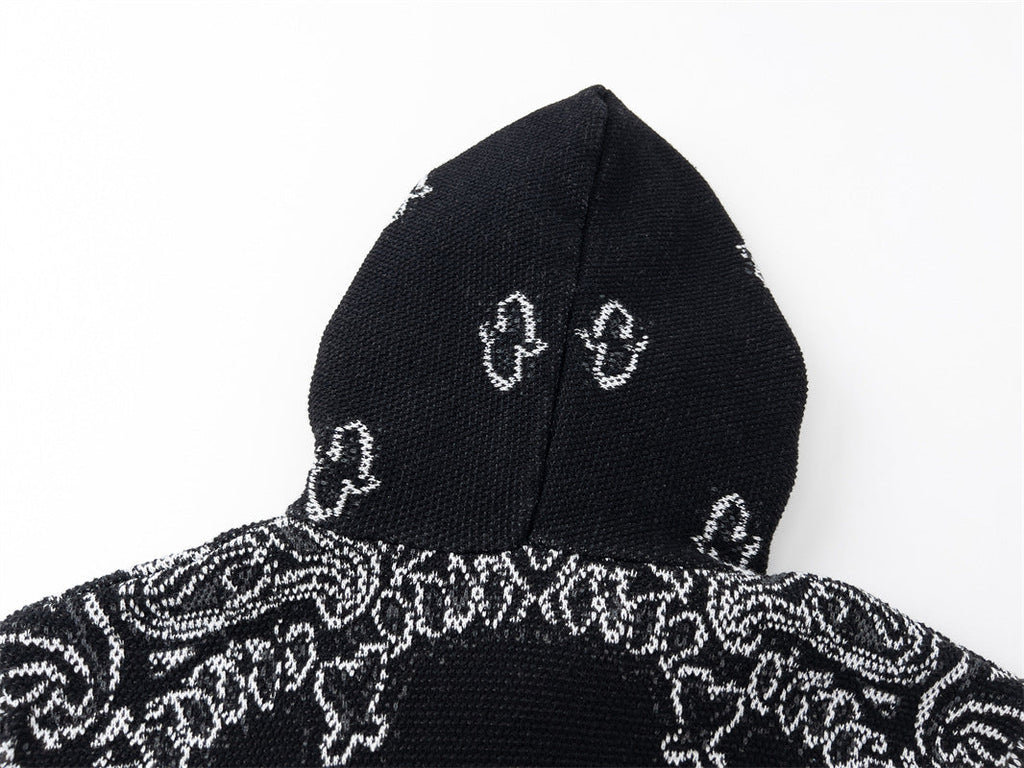 AMRI Black Bandana B-Ball Hoodie