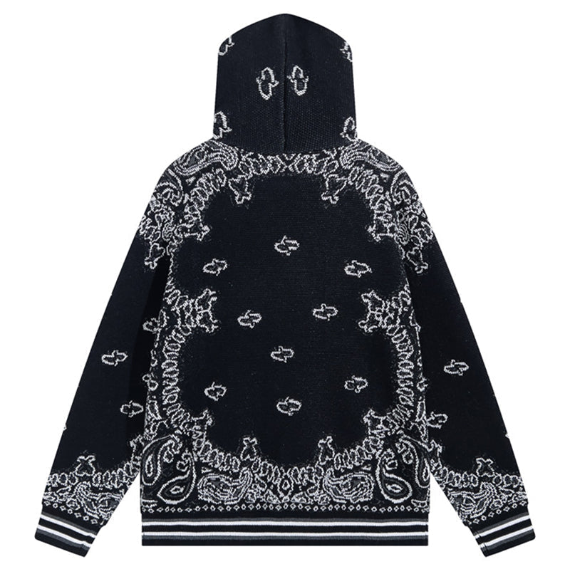 AMRI Black Bandana B-Ball Hoodie