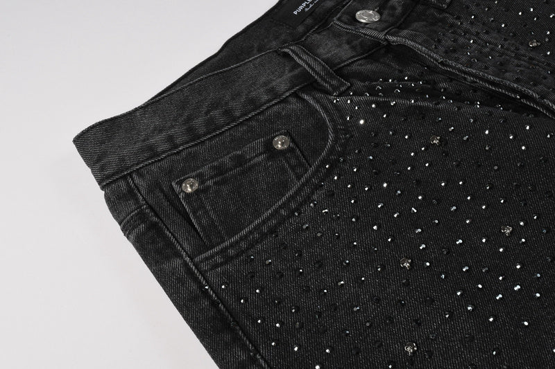 Purple Brand Crystal Diamond Jeans #105