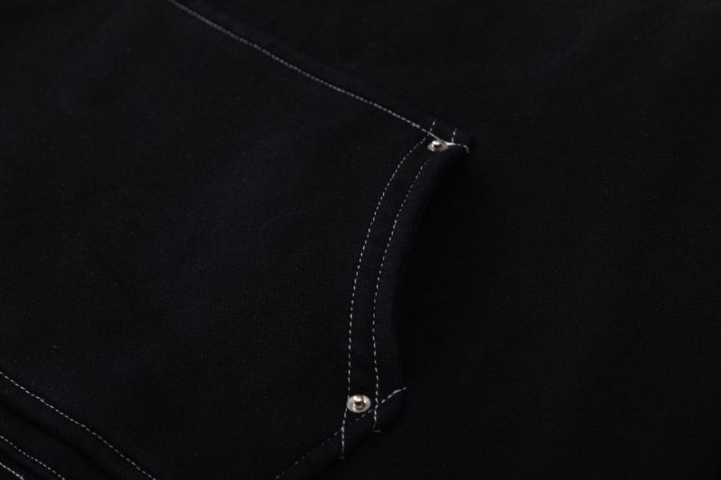 AMRI outline-pocket hoodie