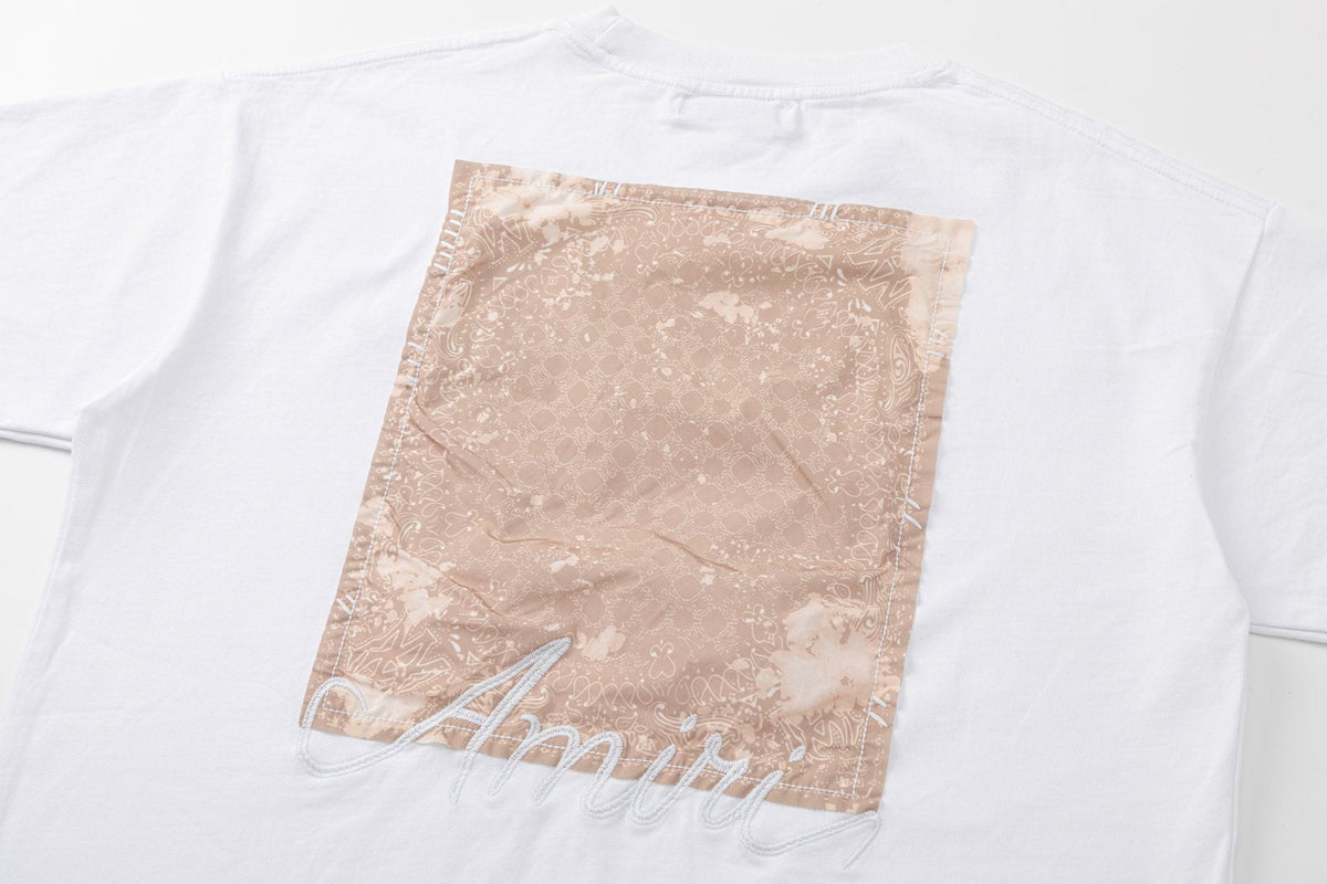 AMRI Bandana-Embellished Cotton T-Shirts