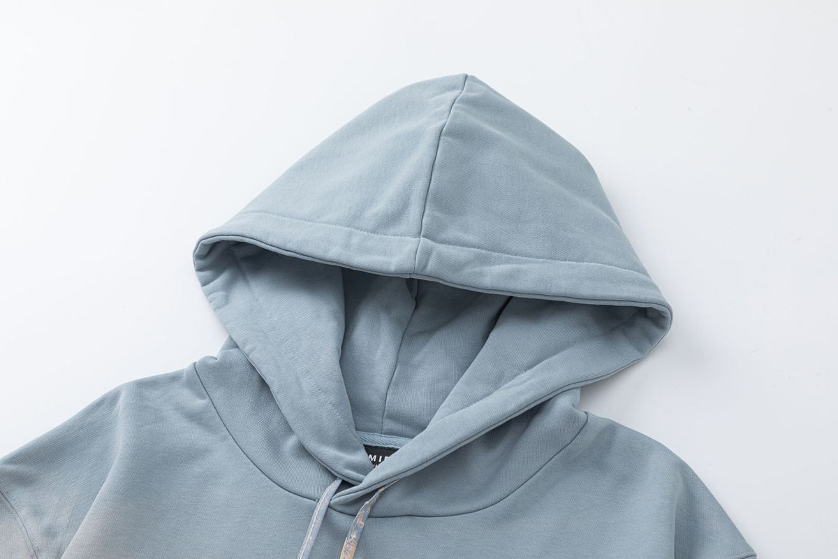 AMRI Bandana-Embellished Cotton Hoodies