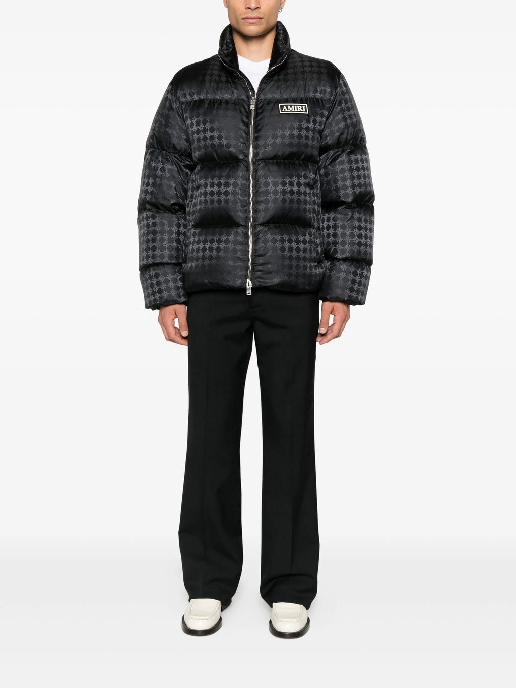 AMRI jacquard puffer down jacket