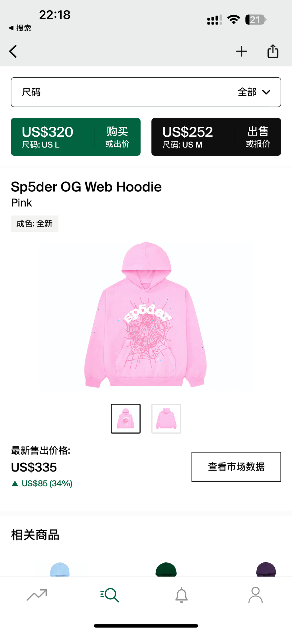 Sp5der Hoodie 1:1