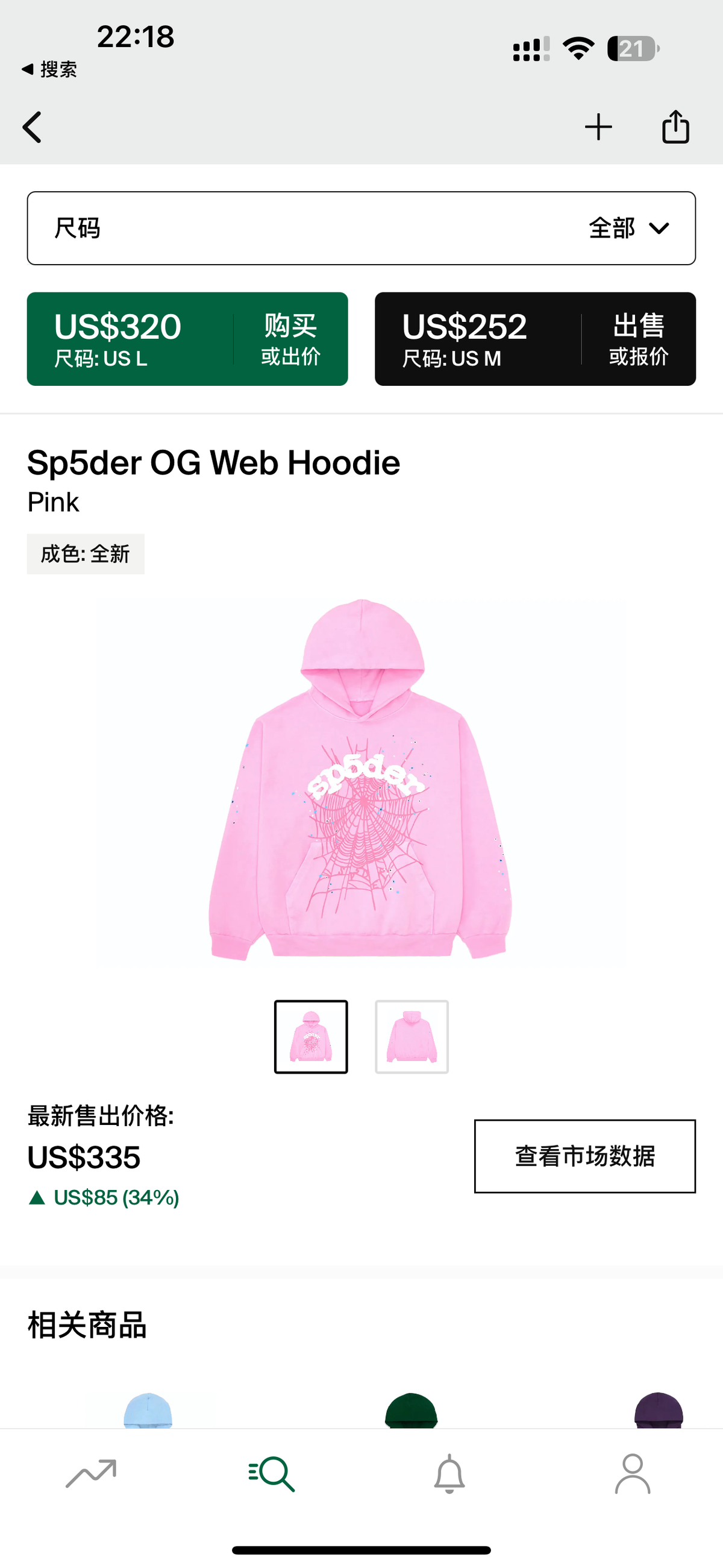 Sp5der Hoodie 1:1