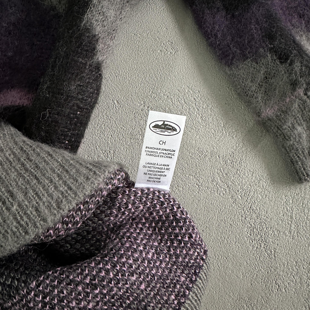 Corteiz Sweater Mohair Purple-camo