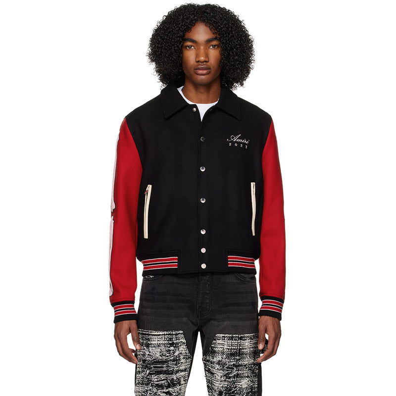 AMRI Lunar New Year Bones bomber jacket