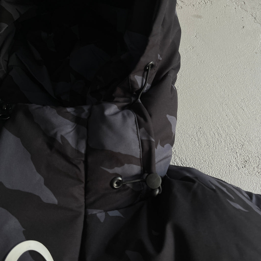 Trapstar Puffer Jacket Hyperdrive Technical Black Tiger Camo