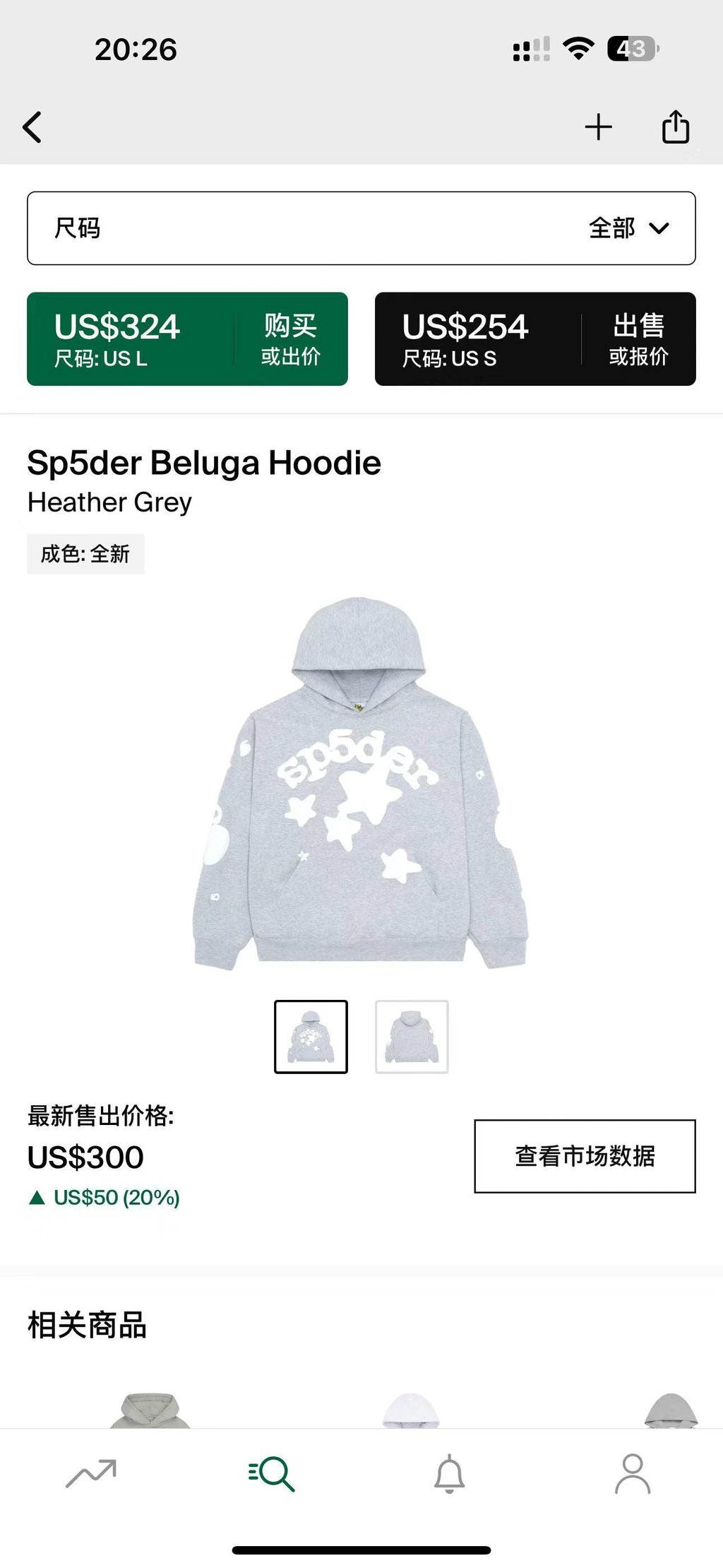 Sp5der Hoodie 1:1