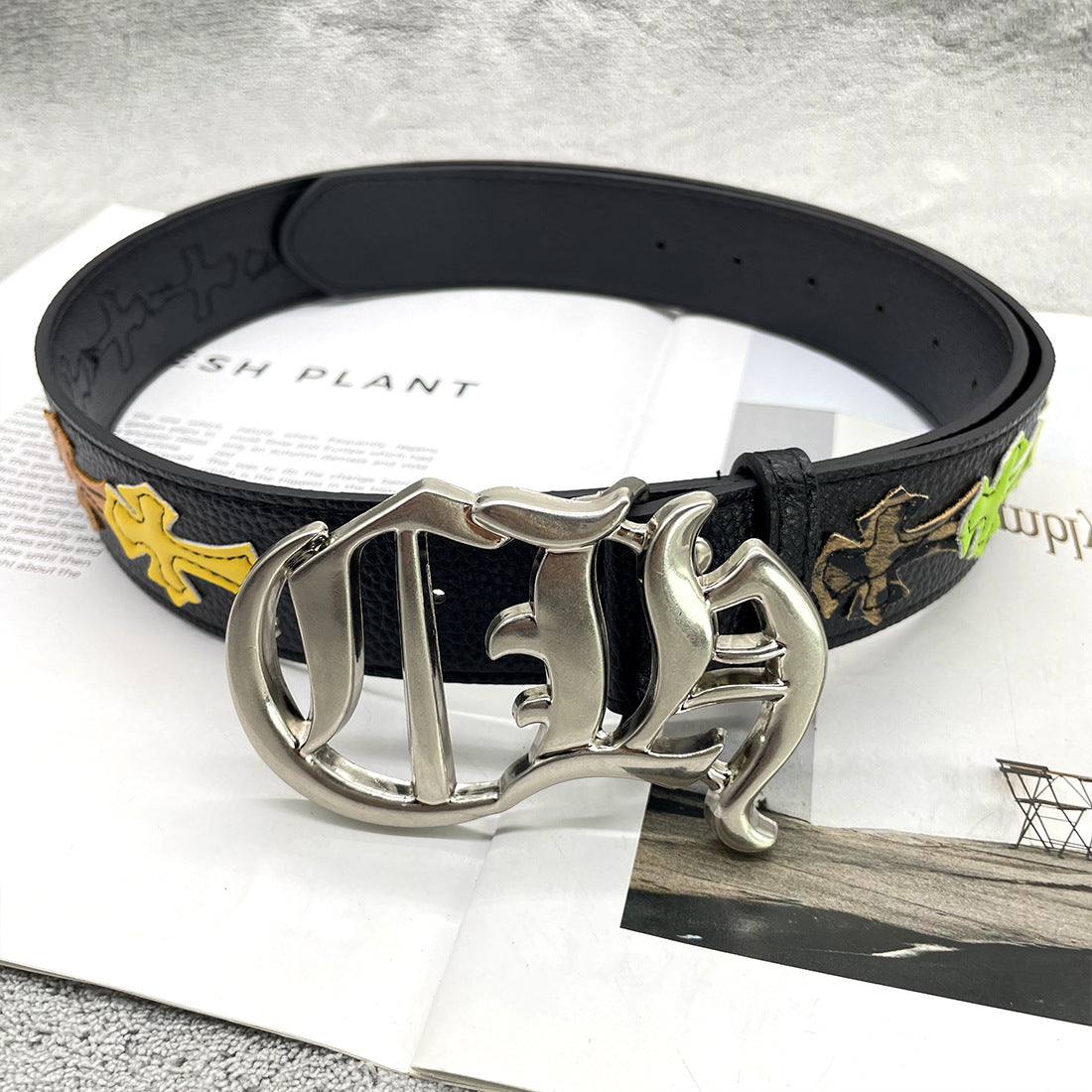 Chh Chrome Heart Belt Sacred Sword Cross Belt