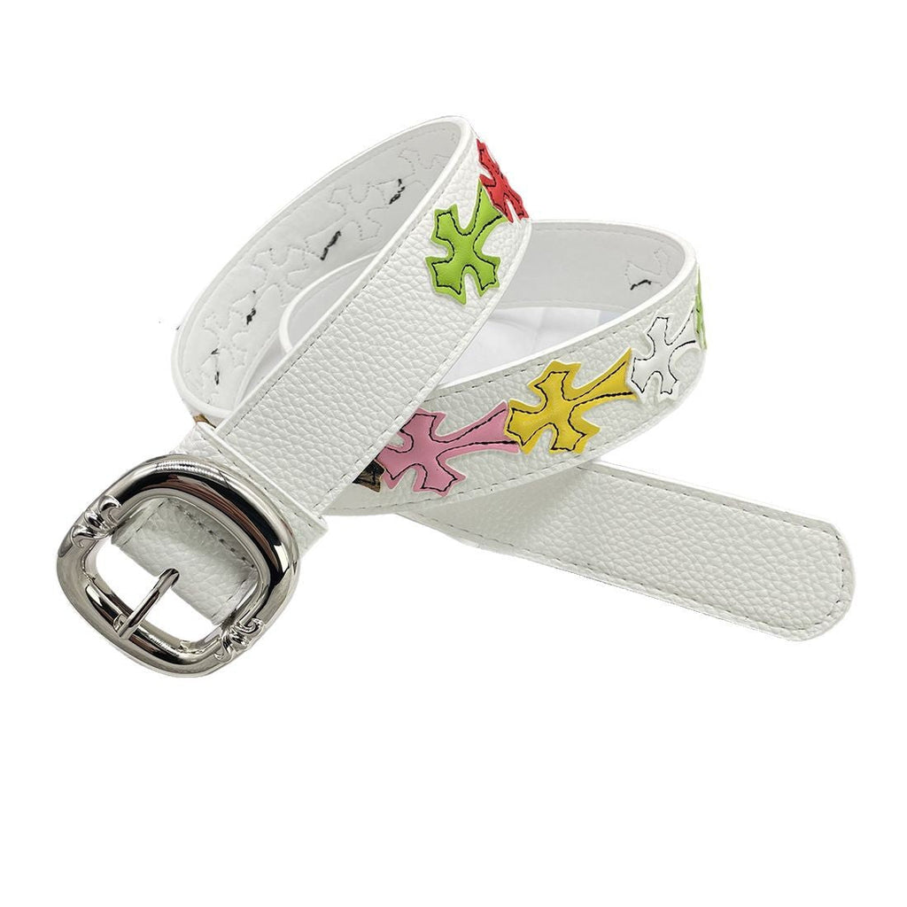 Chh Chrome Heart Belt Embroidery Belt Male