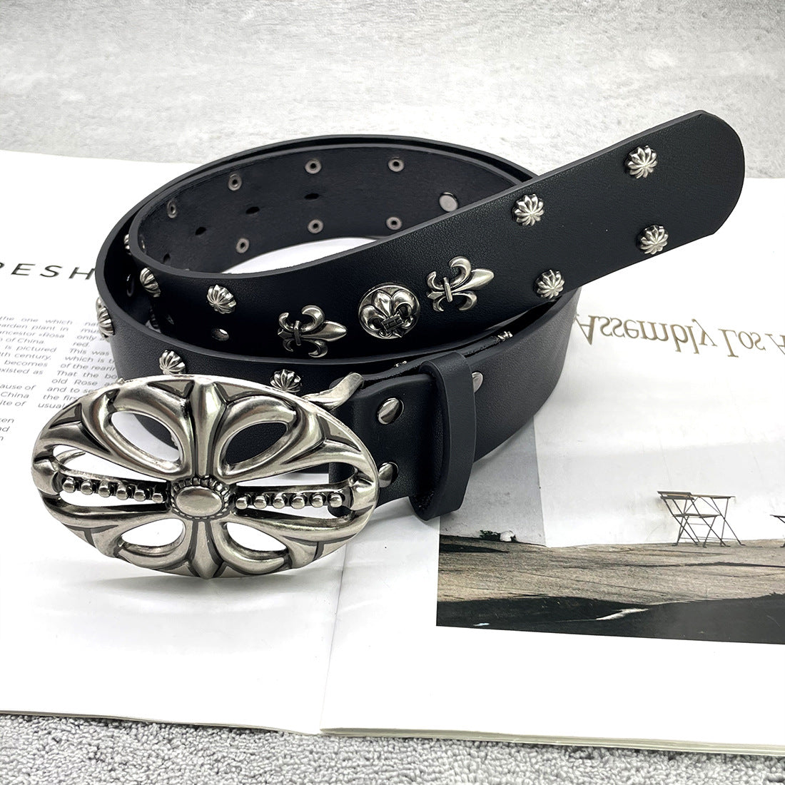 Chh Chrome Heart Belt Sacred Sword Cross Belt