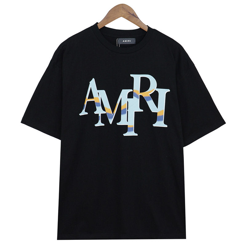 AMRI Staggered Logo-Print Cotton-Jersey T-Shirts