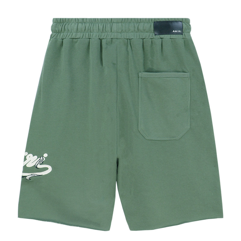 AMRI Letter Logo Embroidery Shorts