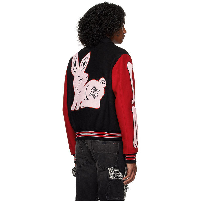 AMRI Lunar New Year Bones bomber jacket