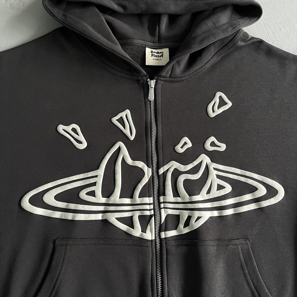 Broken P Double Zip Up Hoodie